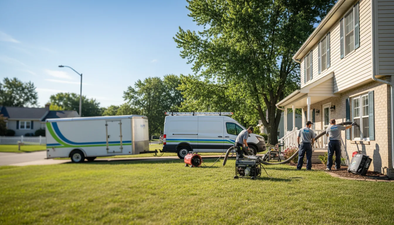Flooded Basement Restoration And Cleanup With Repair in Gurley, NE near me